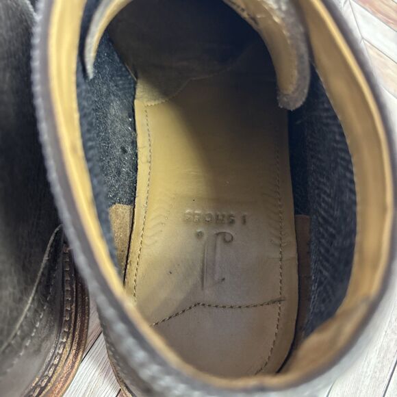 J Shoes Brown Leather Chukka BootMens sz 11 Lace-up  Handcrafted main image 5